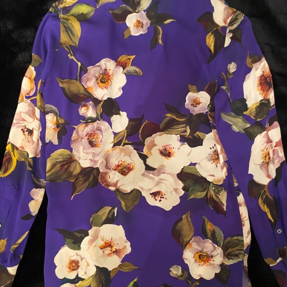 DOLCE & GABANNA ""Small""/Size 36 Silk Top - Picture 5 of 7